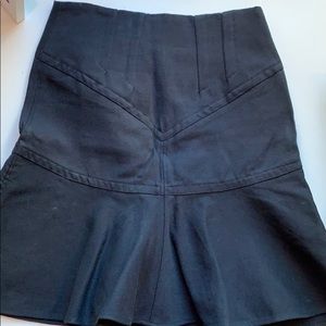Isabel Marant black denim skirt